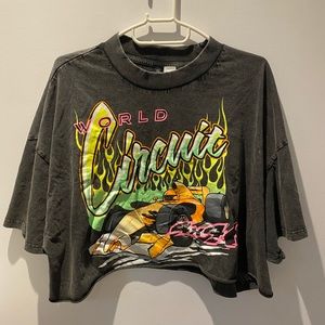 Cropped H&M Race Car Circuit Top